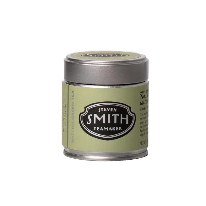 Steven Smith Teamaker Matcha No. 7, Caffeinated, Sugar-Free, Sustainably Grown, Matcha Green Tea Powder, 40 Gram Tin