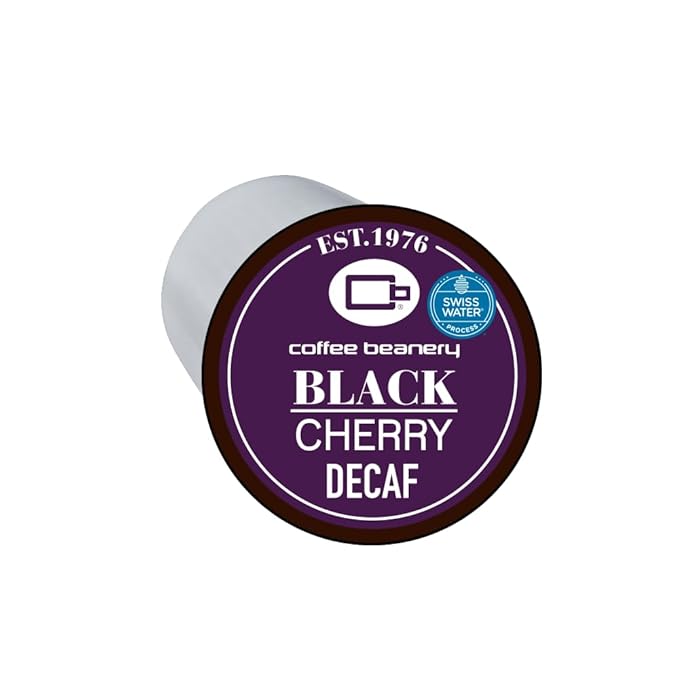 Black Cherry Decaf Coffee Pods by Coffee Beanery | 192ct Bulk Medium Roast Arbica Coffee
