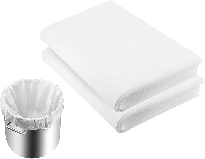 TAICHEUT 100 Pack 20 x 24 Inch Cold Brew Coffee Filters, Coffee Filter Bag Commercial Cold Brew Filters for Tea, Coffee and Spice, White