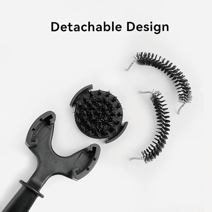 watchget Espresso Coffee Machine Cleaning Brush Espresso Group Head Cleaning Brush Detachable 360°Nylon Bristles Espresso Machine Cleaning Tool V2 51mm