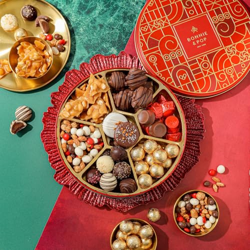 Chocolate Gift Basket- Snack Food Candy Gift Box for Men Women Families Corporate –Bonnie and Pop