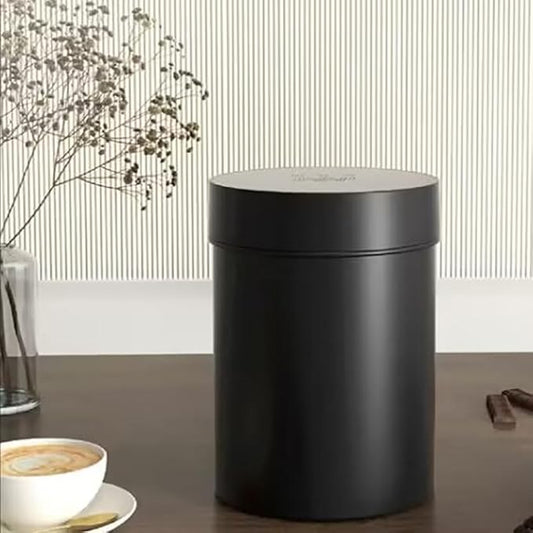 Minidiva Smart Vacuum Container, Automatic Electric Airtight Glass Jar for Food Coffee Storage Meal Prep (1.8L) (Black)