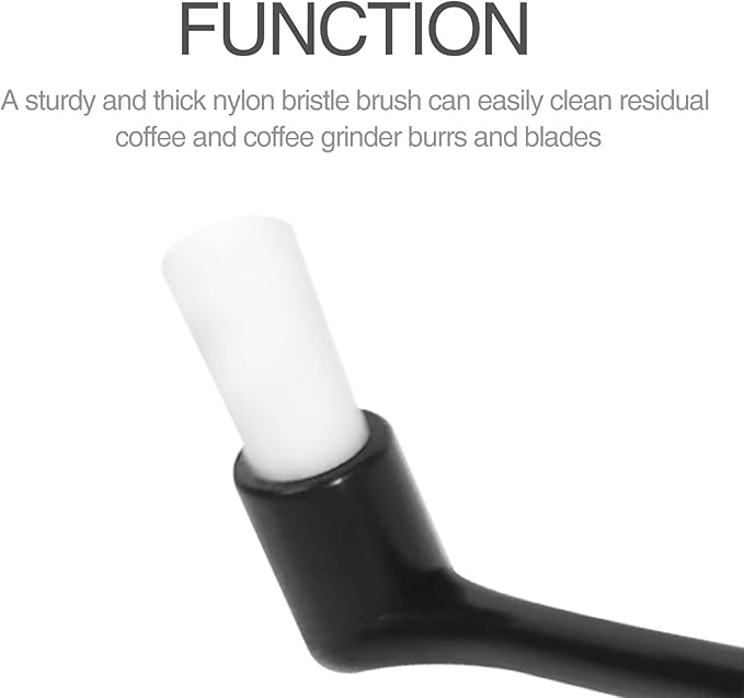 Espresso Machine Cleaning Brush Kit, 2 Pieces Coffee Cleaning Brush with Spoon Head for Coffee Grinder and Espresso Cleaning