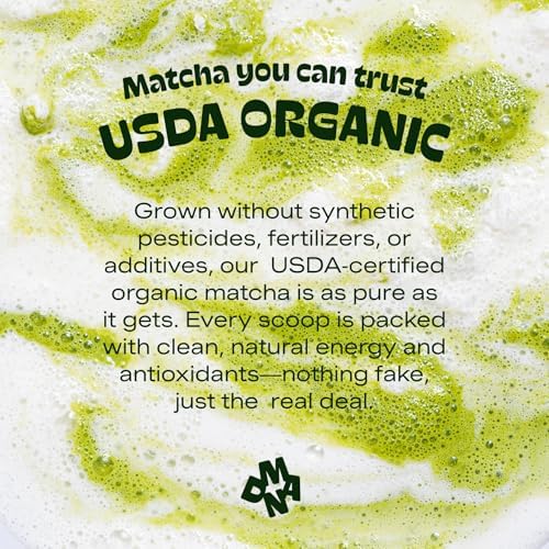 MATCHA DNA Certified Organic Matcha Green Tea Powder (8 oz TIN CAN)
