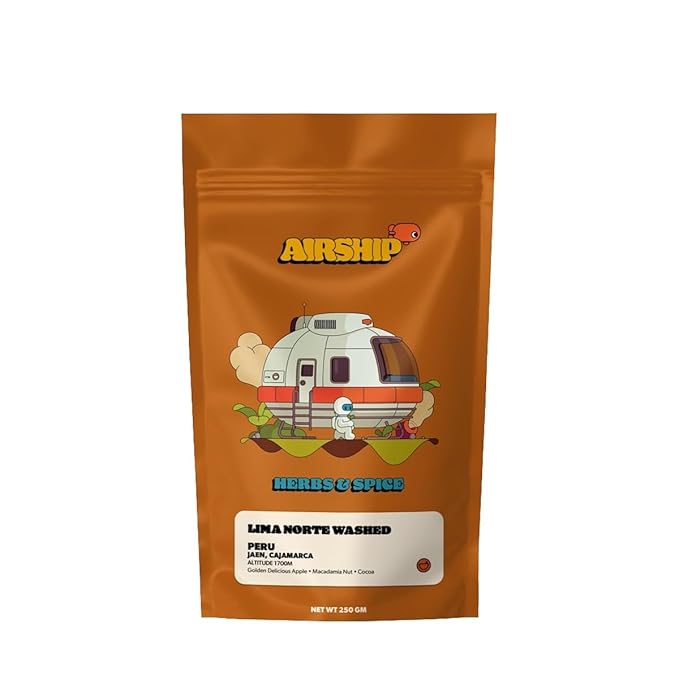 Peru - Lima Norte - Roasted by Airship Coffee - Whole Bean Coffee - 12 Ounce Bag