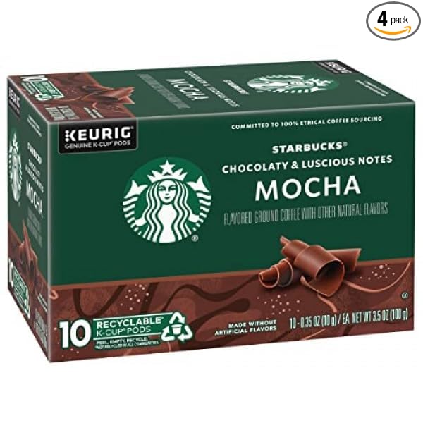 Starbucks K-Cup Mocha (Pack of 4)