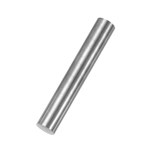 PATIKIL Pure Iron Bar, 0.98" Diameter 6.02" Length Iron String Rod Steel Stick DIY Craft Supplies for Crafting Science Lab Testing