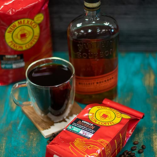 New Mexico Piñon Coffee Naturally Flavored Coffee (Vanilla Bourbon Ground 12 Ounce)