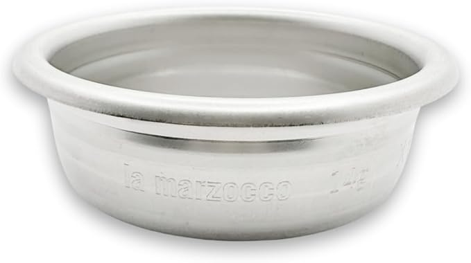 Original basket made for La Marzocco. Stainless Steel, Precision, X Filter Basket for double espresso. Fits all 58mm portafilters. (14g)