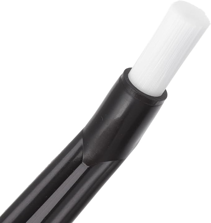Coffee Machine Cleaning Brush,Curved Handle Nylon Brush,for Grinder Machine,Black Grinder Cleaning Brush