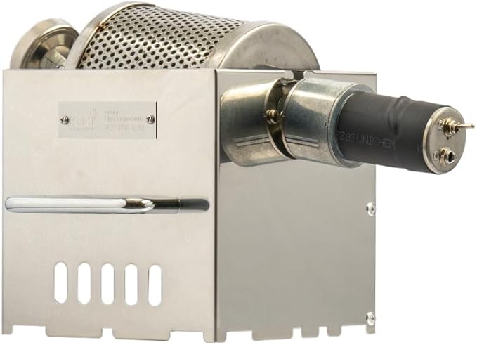 KALDI Mini Home Coffee Gas Roaster - 200g Capacity, Choice of Manual Handle or Motor Drive, Hopper/Sampler as option, Gas Burner Required (Manual Handle, Roaster Only)
