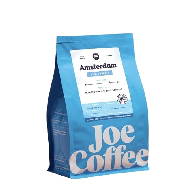Amsterdam - Roasted by Joe Coffee Company - Whole Bean Coffee - 2 Pound Bag