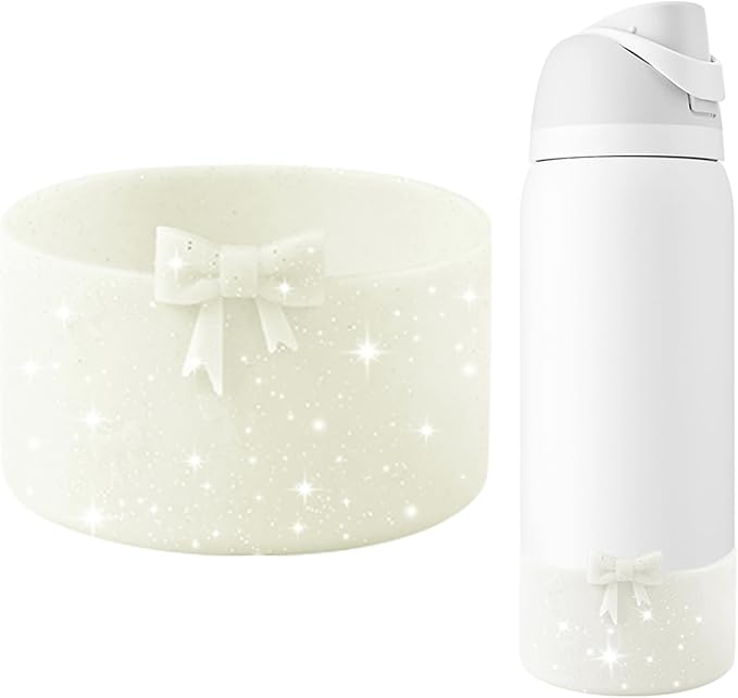 Silicone Bow Boot Water Bottles Accessories for Owala 32 oz WaterBottles