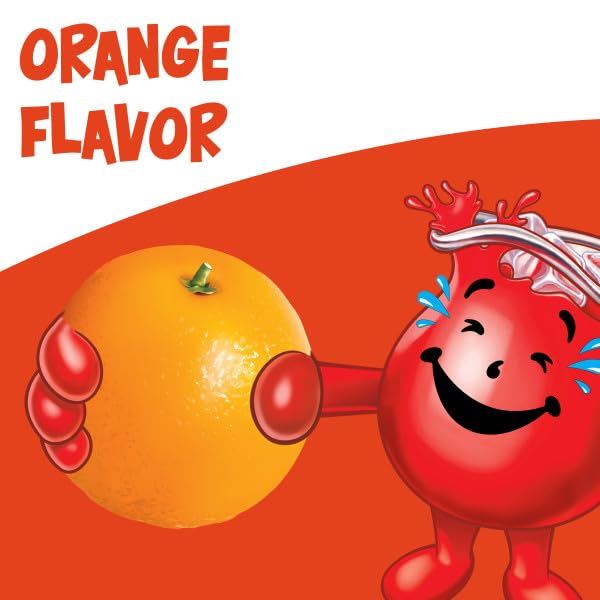 Kool-Aid Unsweetened Soft Drink Mix, Orange, 15OZ, 48 CT