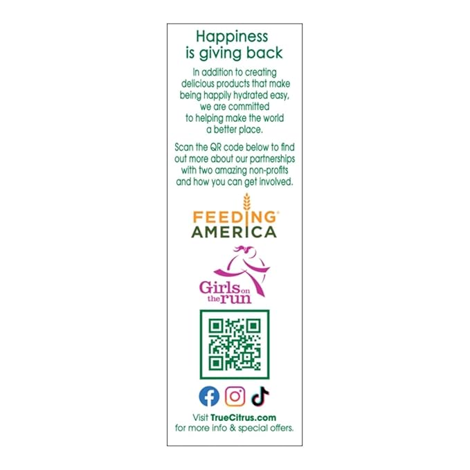 True Grapefruit 32ct (Pack of 1) - Water Enhancer - Bulk Dispenser - 0 Calorie Drink Mix Packets For Water - Sugar Free Grapefruit Flavoring Powder Packets