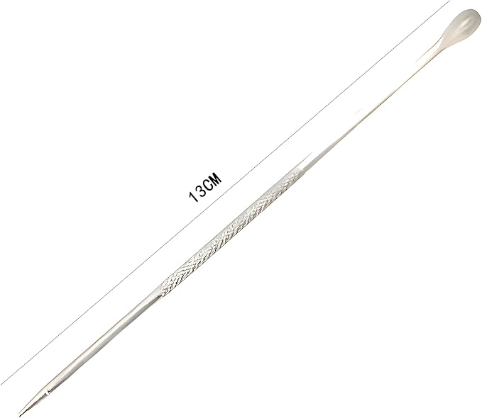 2pcs Stainless Steel Coffee Art Pen - Dual-Ended Latte Art Pen for Creative Coffee Designs