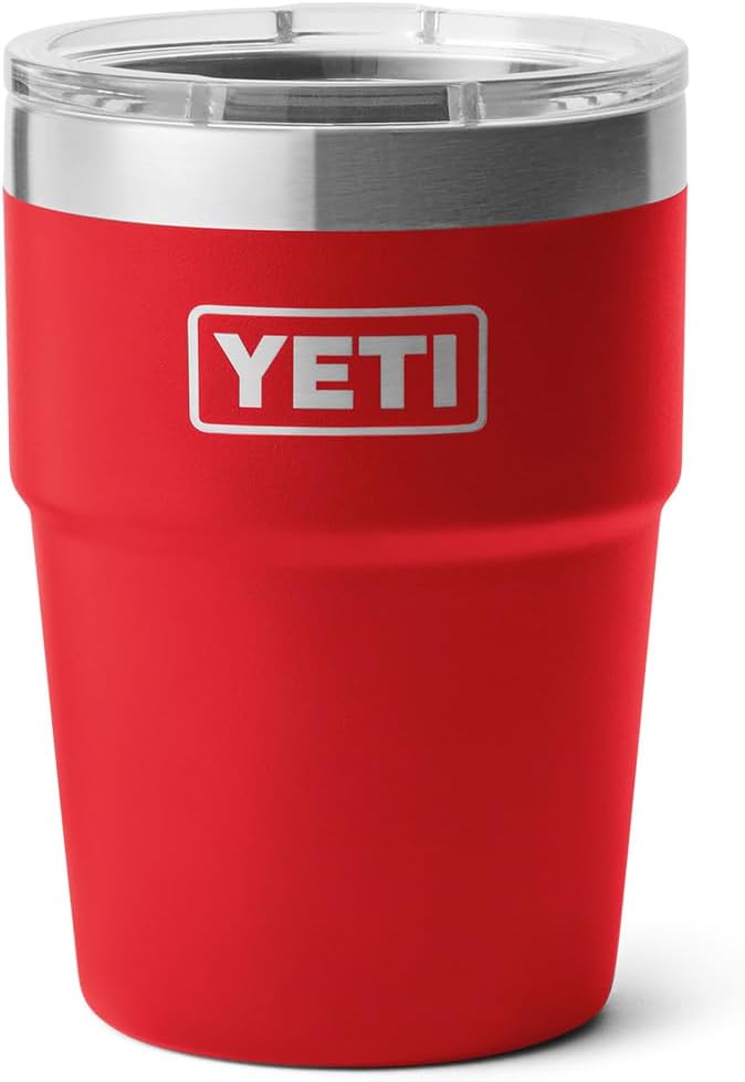 YETI Rambler 16 oz Stackable Tumbler, Vacuum Insulated, Stainless Steel with MagSlider Lid | Stackable, MagSlider Lid, Stackable, MagSlider Lid, Vacuum Insulated, Vacuum Insulated