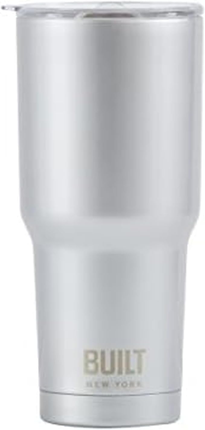 BUILT 30 Ounce Double Walled Stainless Steel Tumbler Silver 5193239