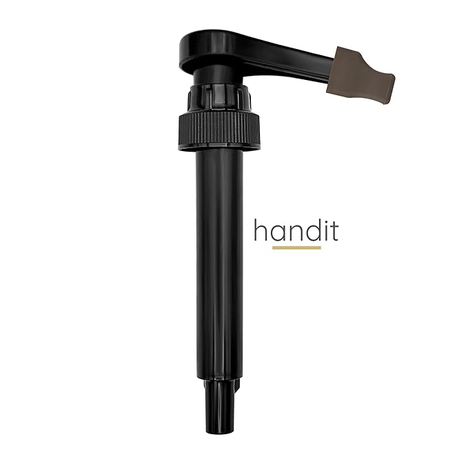 Handit - Coffee Syrup Pump Covers | Chocolate Color Rubber Silicone | Keep Syrups Preserved and Clean, Keep Counters, Bottles Clean | Fits Pumps for Torani, DaVinci, Skinny, Monin | 10-Pack
