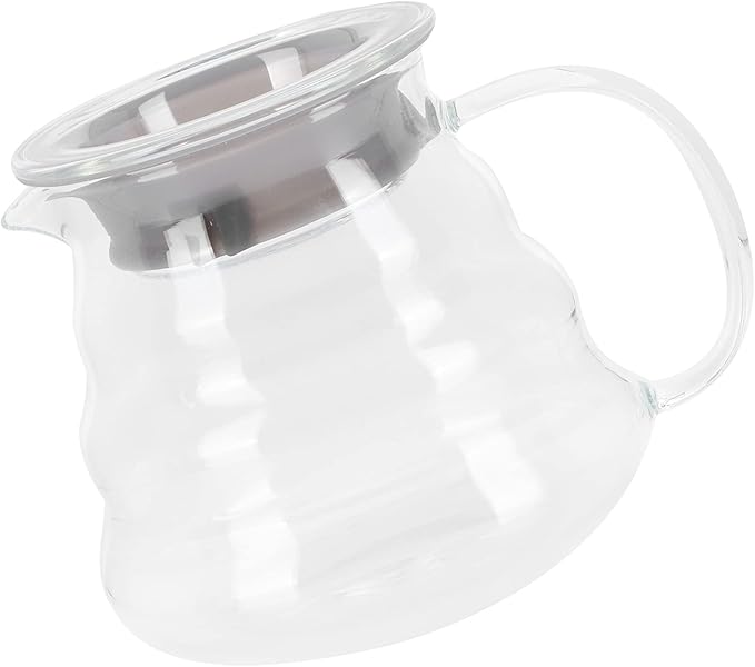 Yosoo Health Gear Glass Coffee Server, Practical Transparent Coffee Carafe for Bar Kitchen Counter, with Smooth Inner Surface and Glass Material (500ml)
