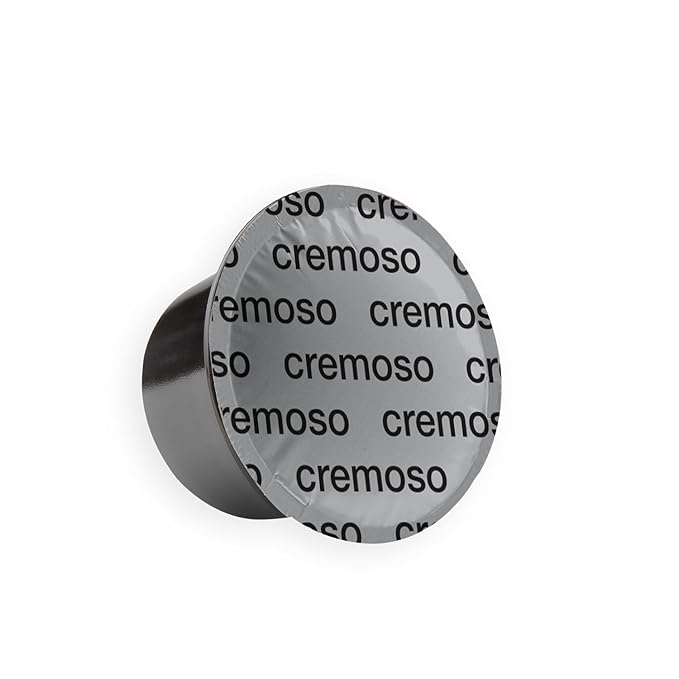 Bristot Cremoso Espresso Capsules – Intense, Creamy, Full-Bodied – Compatible with Lavazza Blue Machines – 50 Count*