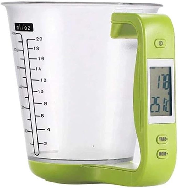 Arinda Kitchen Measuring Cup Scale LCD Digital Display for Baking Tea Weighting Coffee