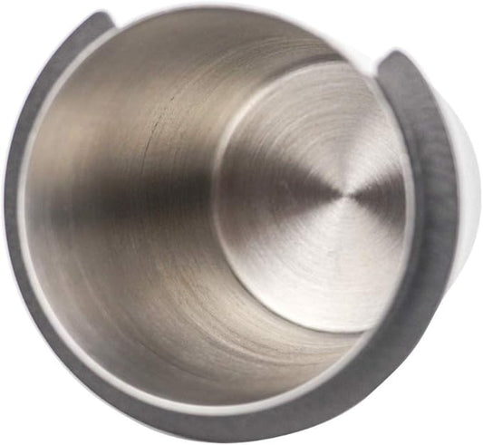 58mm Coffee Dosing Cup, Stainless Steel Espresso Coffee Dosing Cup, Coffee Powder Feeder Part Coffee Grinder Powder Cup For Coffee Tamper Espresso Coffee Machine Tools(Silver)