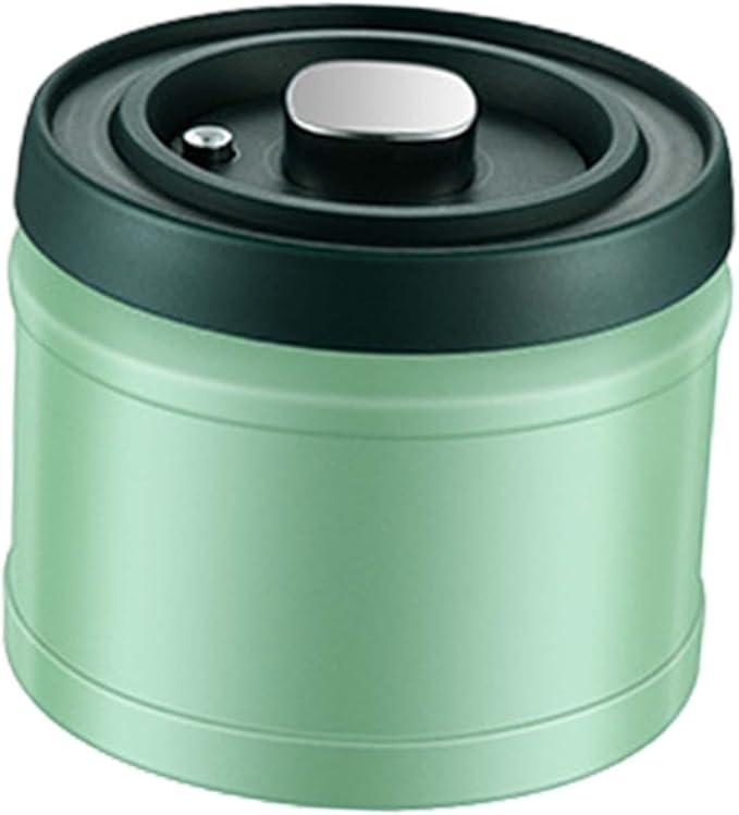 Vacuum Coffee Canister Kitchen Canister Sturdy Practical Versatile Airtight Container Grounds Bean Storage Jar for Flour Cafe, 1100 ml