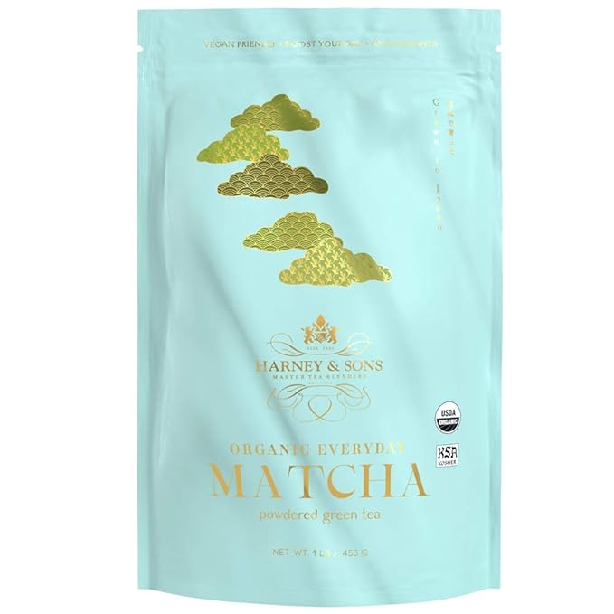 Harney & Sons Organic Everyday Matcha | 16oz Bag Powdered Matcha Tea