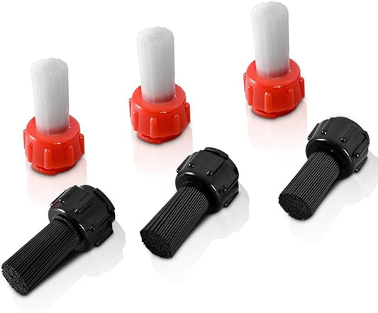 Espresso Machine Cleaning Brush Kit - CAFEMASY 6pcs Replacement Coffee Cleaning Brush Head