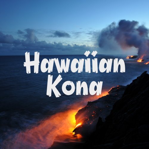 Hawaiian Kona Coffee Extra Fancy, 100% Pure, Ground, Fresh Roasted, 5 lbs