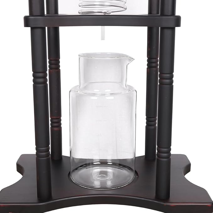 CheriMuMu Cold Brew Iced Coffee Maker, Cold Brew Coffee Tower for Home Kitchen Use, Slow Drip Japanese Cold Brew Maker with Adjustable Drip Rate for Iced Coffee Lovers & Beginners