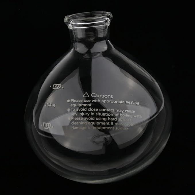 Flameer Syphon Vacuum Coffee Maker Coffee Siphon Maker Siphon Sprate Upper Pots Coffee Percolators Parts - 5Cup Under