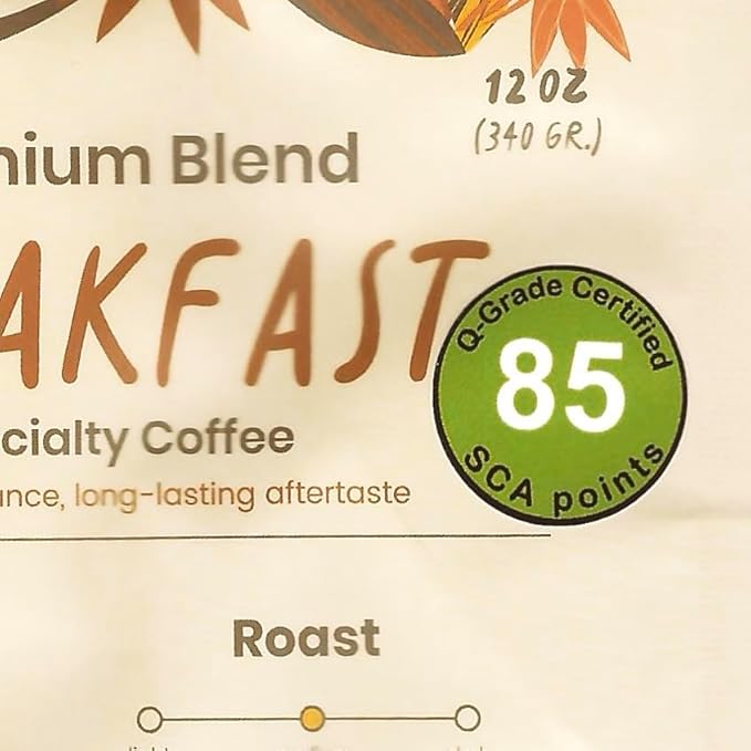 New Orgaanika Andes Breakfast | Gourmet Coffee Blend |Coarse Ground | Medium Roast | Specialty Organic | Best for French Press & Cold Brew Coffee, Pack of 20 (12oz bags, best for restaurants and coffee shops).