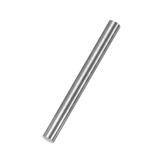 PATIKIL Pure Iron Bar, 0.79" Diameter 8.07" Length Iron String Rod Steel Stick DIY Craft Supplies for Crafting Science Lab Testing