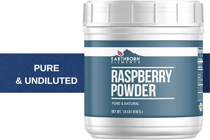 Earthborn Elements Raspberry Powder 1.8 lb, Pure & Natural, Smoothies & Desserts