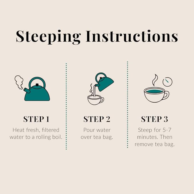 The Republic of Tea — Stress Less WinterMint, Quiet the Mind Herb Tea, 36 Tea Bags, Caffeine-Free