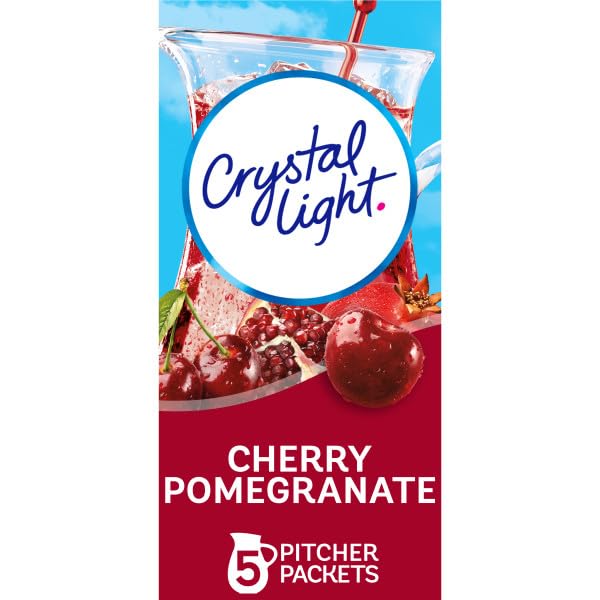 Crystal Light Classic Orange, Cherry Pomegranate, Raspberry Green Tea, Raspberry Iced Tea Variety Pack Drink Mix (Variety Pack)