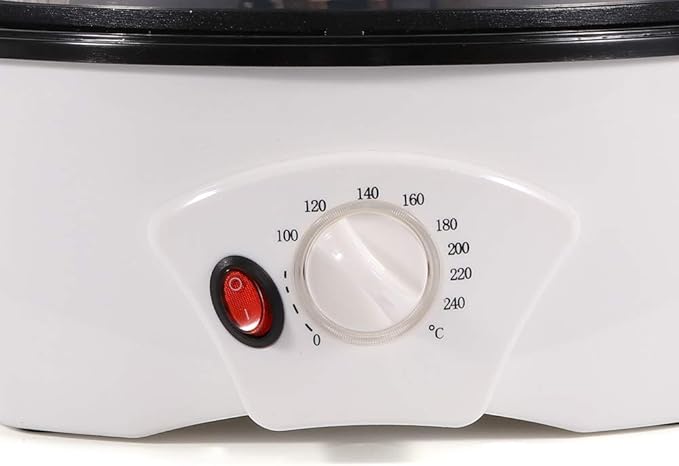 Home Coffee Roaster Machine with 1500g Max Capacity - for Coffee Bean Roasting - 800w Power and Non-Stick Pan - Featuring Lights Out Device for Safe Roasting