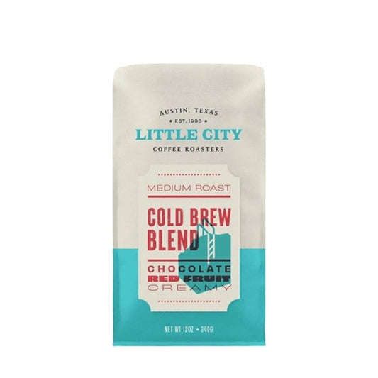 Cold Brew Blend - Roasted by Little City Coffee Roasters - Whole Bean Coffee - 12 Ounce Bag