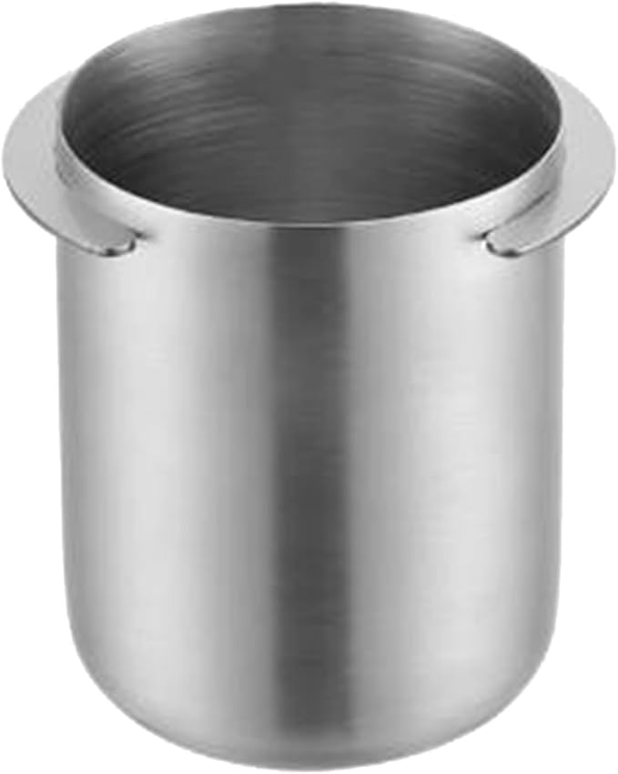Noteflora Stainless Steel Espresso Dosing Cup 58Mm Coffee Measuring Jug Compatible With For Breville Dual Boiler Oracle Touch Flair 58 Rocket (Sliver)