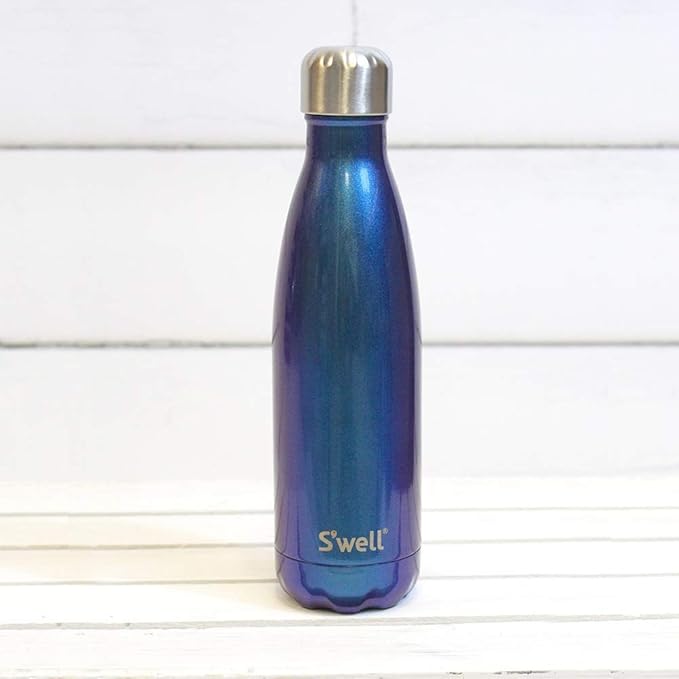 S'well Stainless Steel Water Bottle, 25oz, Neptune, Triple Layered Vacuum Insulated Containers Keeps Drinks Cold for 48 Hours and Hot for 24, BPA Free, Perfect for On the Go