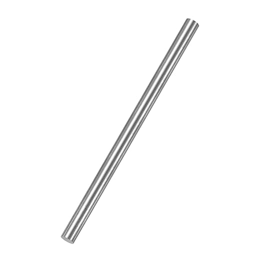 PATIKIL Pure Iron Bar, 0.55" Diameter 10" Length Iron String Rod Steel Stick DIY Craft Supplies for Crafting Science Lab Testing