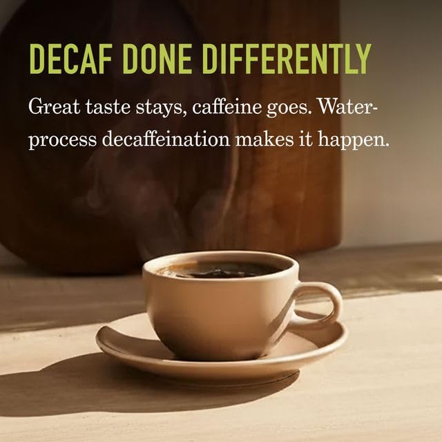 Peet's Coffee, Dark Roast Decaf Keurig K-Cup Pods, Decaffeinated Arabica Coffee - Decaf House Blend 60 Count (6 Boxes of 10 K-Cup Pods)