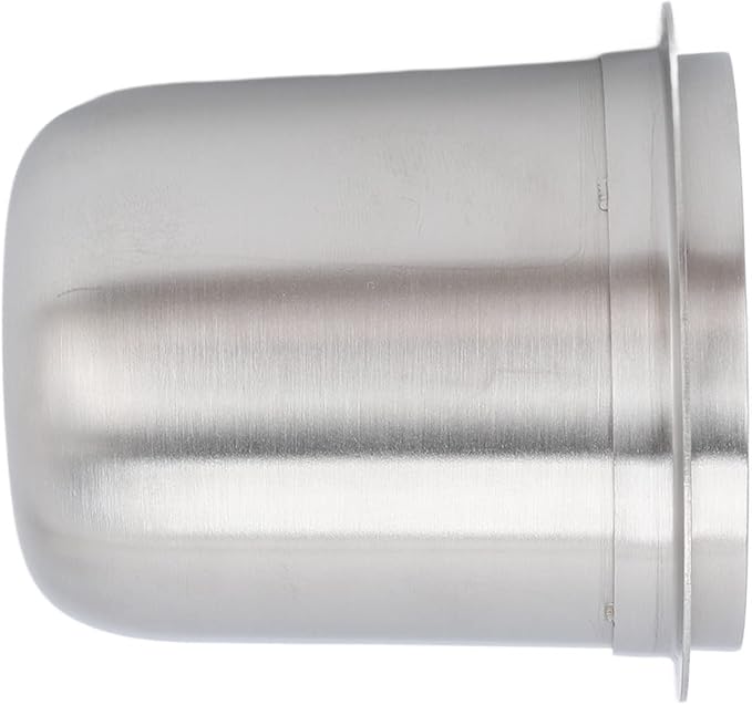 Espresso Dosing Cup Sturdy Stainless Steel Coffee Making Dosing Cup, 150ml 58mm Universal Inverted Coffee Powder Cup for Coffee Machine, 2.7x2.3x2.9in Espresso Cup Release Hand Kit (Silver)