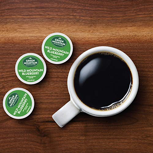Green Mountain Coffee, Wild Mountain Blueberry, Single-Serve Keurig K-Cup Pods, Light Roast, 48 Ct (2 Boxes of 24 Pods)