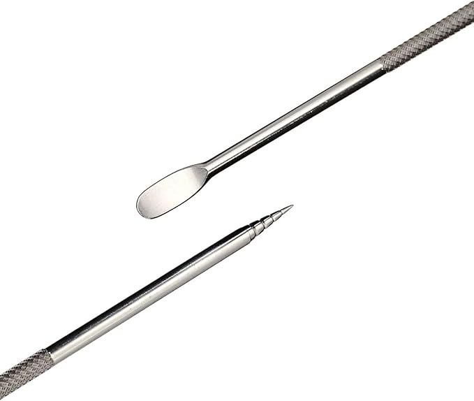 2 PCS Latte Art Pen Cinnamon Pen for Coffee,Barista Espresso Coffee Latte Art Tools Accessories for Coffee Bar Barista Make Creative Coffee Designs Decors,Stainless Steel Silver,LXLVOUEG