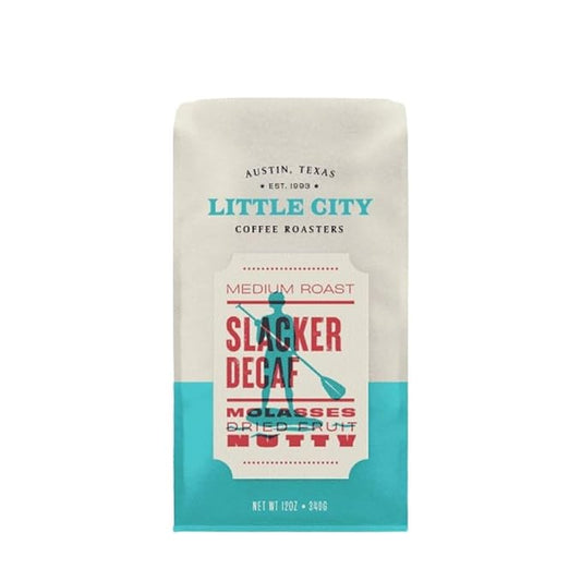 Slacker Decaf - Roasted by Little City Coffee Roasters - Freshly Ground Coffee - 5 Pound Bag