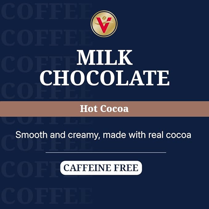 Victor Allen's Coffee, Milk Chocolate Hot Cocoa, 12 Count, Single Serve Hot Cocoa Pods for Keurig K-Cup Brewers