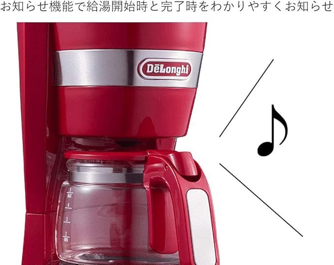 DeLonghi drip coffee maker ICM14011J (Red)